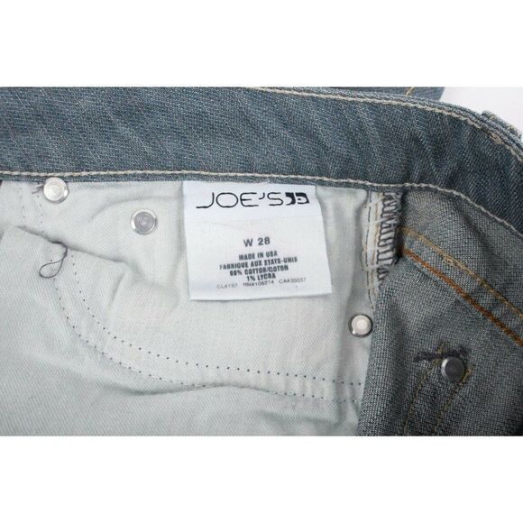 Joe's Jeans Womens GAL Jeans Sz 28 x 30 Gray Blue Bootcut Top Stitching Denim - Picture 8 of 8